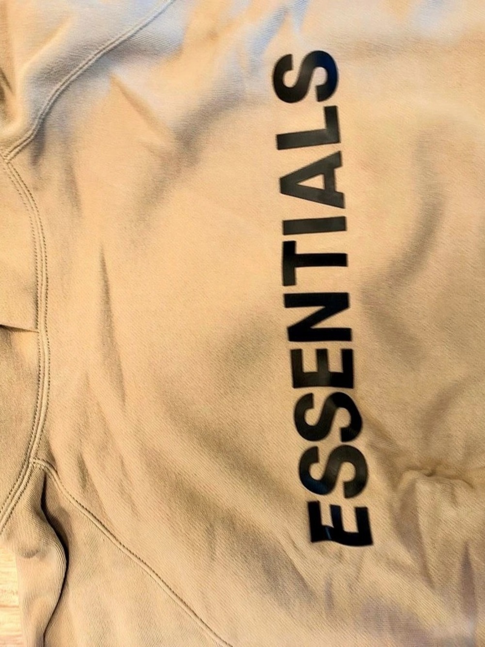 Essentials hoodie Pullover in Brown Size Medium - Picture 3 of 5